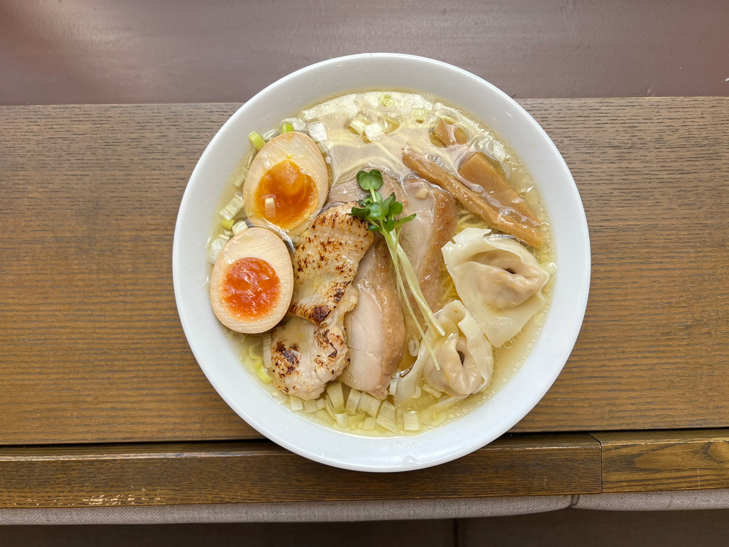 鳥藤の特製とりそば 2人前